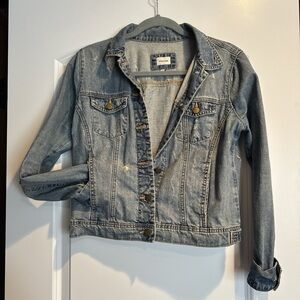 Sneak Peek Light Blue Denim Jean Jacket